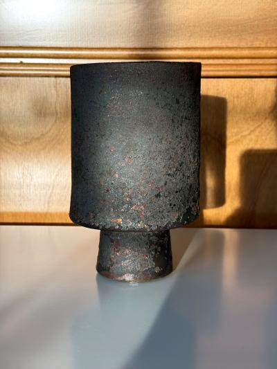 Otto Natzler Ceramic Vase with Unique Glaze by Otto Natzler