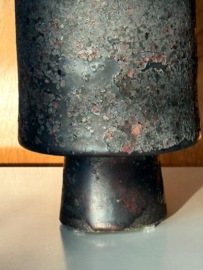 Otto Natzler Ceramic Vase with Unique Glaze by Otto Natzler