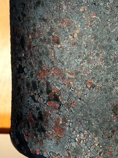 Otto Natzler Ceramic Vase with Unique Glaze by Otto Natzler