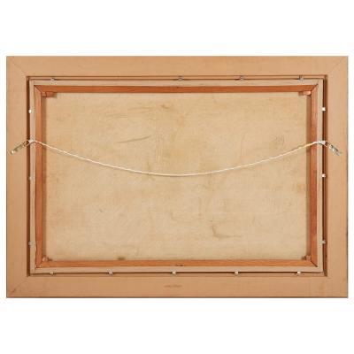 Otto Pilny Orientalist oil painting depicting the trade of a horse by Pilny