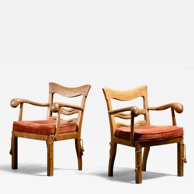 Otto Prutscher Pair of Otto Prutscher armchairs