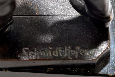 Otto Schmidt Hofer SCHMIDT HOFER 1873 1925 BERLIN GERMANY BRONZE FIGURE OF A BOWLER ART DECO 