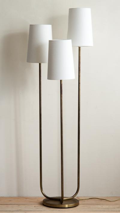 Otto Schulz 20th Century Scandinavian Modern Floor Lamp