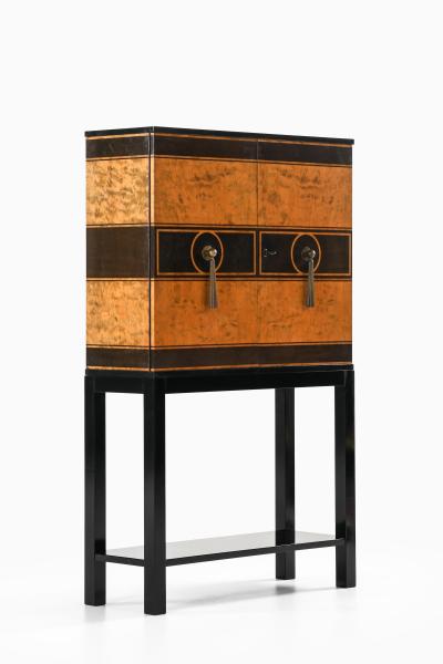 Otto Schulz Cabinet in Birch and Lacquer by Otto Schulz 1930s