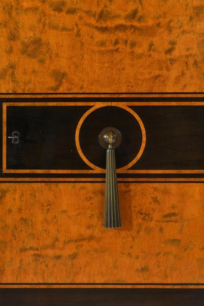 Otto Schulz Cabinet in Birch and Lacquer by Otto Schulz 1930s