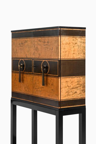 Otto Schulz Cabinet in Birch and Lacquer by Otto Schulz 1930s