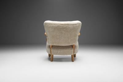 Otto Schulz Floating Easy Chair by Otto Schulz Attr Sweden 1940s