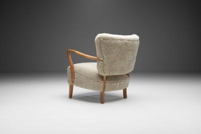 Otto Schulz Floating Easy Chair by Otto Schulz Attr Sweden 1940s