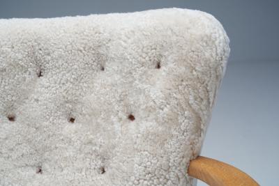 Otto Schulz Floating Easy Chair by Otto Schulz Attr Sweden 1940s