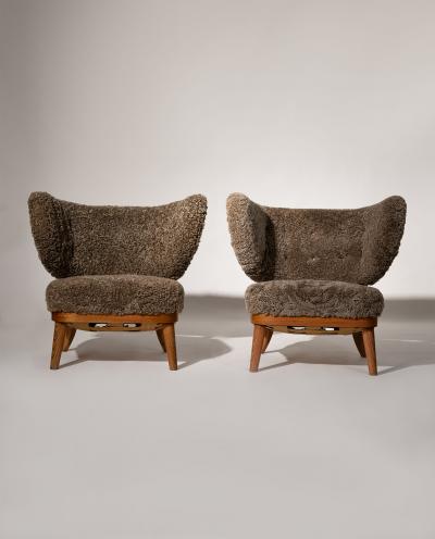 Otto Schulz Otto Schultz Lounge Chair for Boet Sweden 1930s
