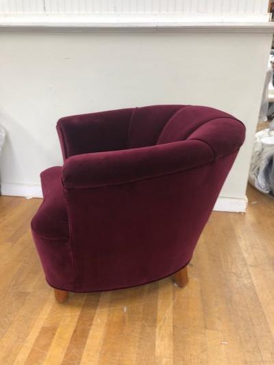 Otto Schulz Otto Schulz Velvet Club Chair