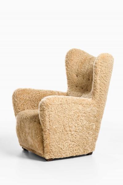 Otto Schulz Scandinavian Modern Easy Chair in Beech by Otto Schulz 1940s