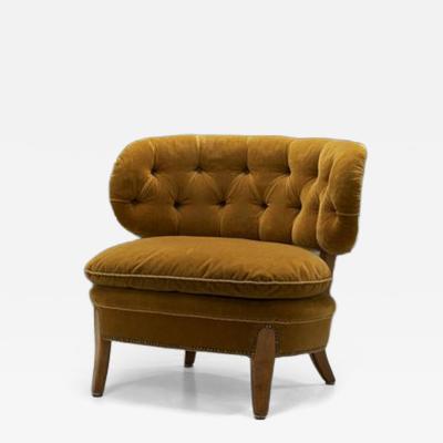 Otto Schulz Schulz Lounge Chair by Otto Schulz for JIO M bler Sweden 1940s