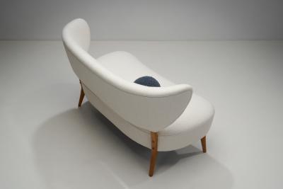 Otto Schulz Two Seater Sofa by Otto Schulz Attr for Boet Sweden 1940s