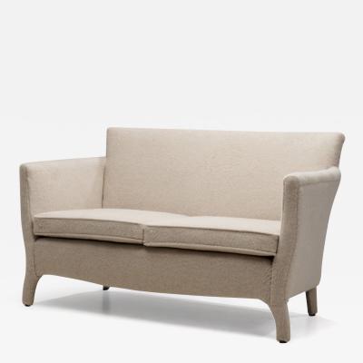 Otto Schulz Upholstered Otto Schulz Attr Two Seater Sofa Sweden 1930s