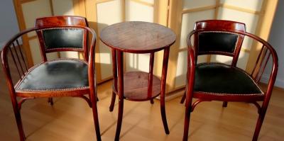 Otto Wagner Designer Vienna Pancota Thonet Bent Beechwood Salon Suite Austria