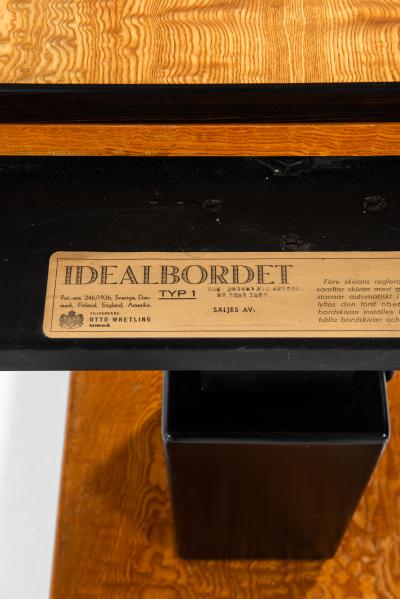 Otto Wretling Ideal Table Produced by Otto Wretling