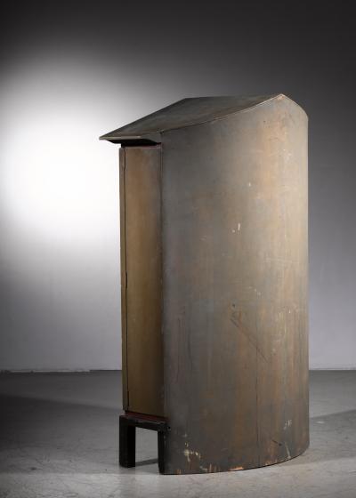 Otto Wretling Otto Stig Wretling decorated wooden cabinet