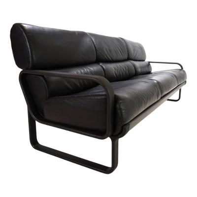 Otto Zapf Drabert Lobbytop 3 seater leather sofa by Otto Zapf 1970