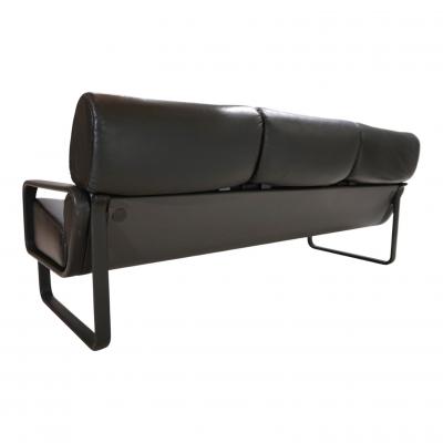 Otto Zapf Drabert Lobbytop 3 seater leather sofa by Otto Zapf 1970