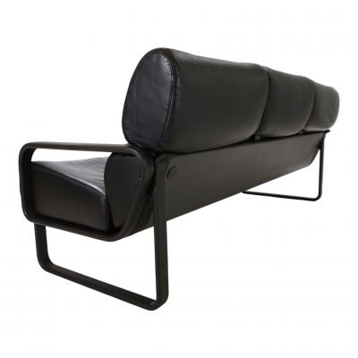 Otto Zapf Drabert Lobbytop 3 seater leather sofa by Otto Zapf 1970