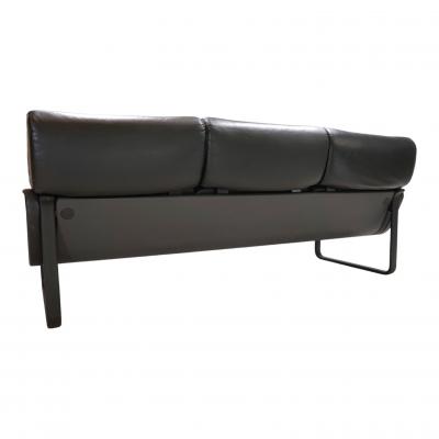 Otto Zapf Drabert Lobbytop 3 seater leather sofa by Otto Zapf 1970
