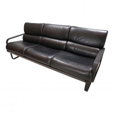 Otto Zapf Drabert Lobbytop 3 seater leather sofa by Otto Zapf 1970