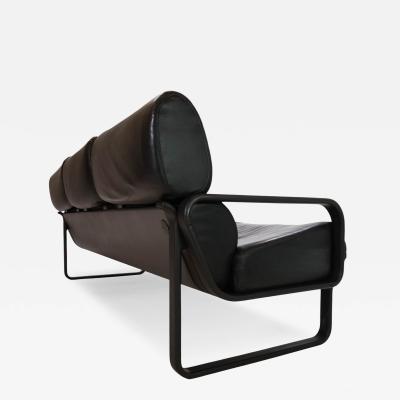 Otto Zapf Drabert Lobbytop 3 seater leather sofa by Otto Zapf 1970