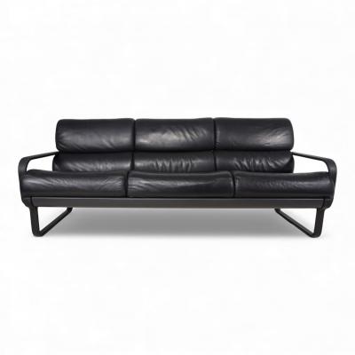 Otto Zapf Drabert Lobbytop 3 seater leather sofa by Otto Zapf 1970