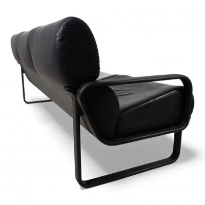Otto Zapf Drabert Lobbytop 3 seater leather sofa by Otto Zapf 1970