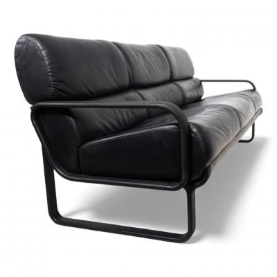 Otto Zapf Drabert Lobbytop 3 seater leather sofa by Otto Zapf 1970