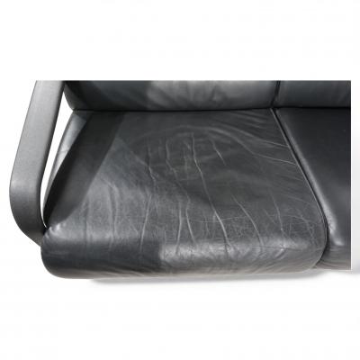 Otto Zapf Drabert Lobbytop 3 seater leather sofa by Otto Zapf 1970