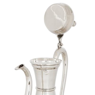 Ottoman style silver ewer and basin