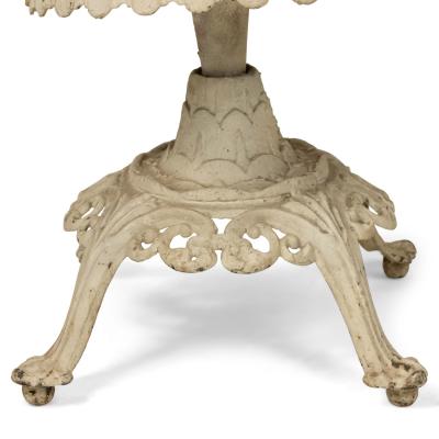 Outdoor American Victorian Iron Swivel Chair