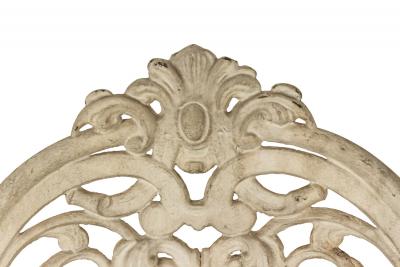 Outdoor American Victorian Iron Swivel Chair