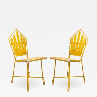 Outdoor Art Deco Side Chairs