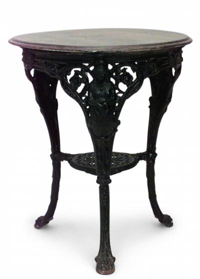 Outdoor English Victorian Iron Pub Tables