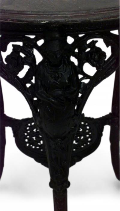 Outdoor English Victorian Iron Pub Tables