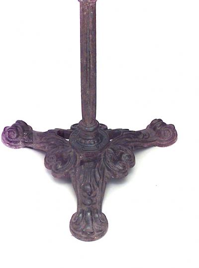 Outdoor French Iron and Crystal Cafe Table