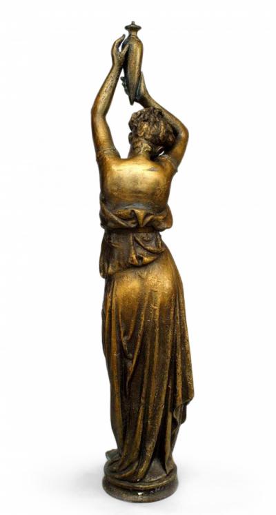 Outdoor Iron Female Figure Statuary 1