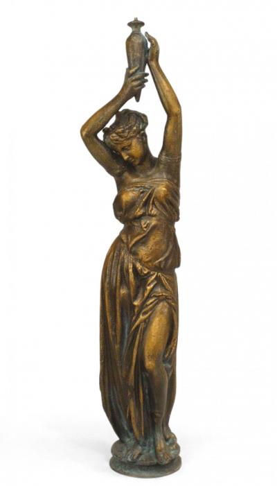 Outdoor Iron Female Figure Statuary