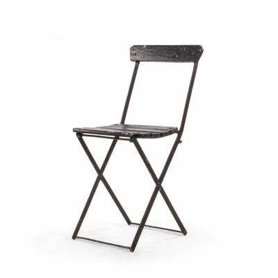 Outdoor Iron Folding Bistro Chair