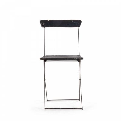 Outdoor Iron Folding Bistro Chair