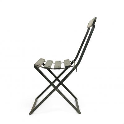 Outdoor Iron Folding Bistro Chair