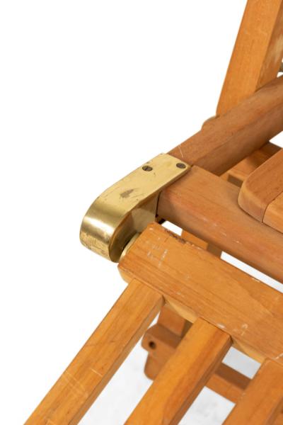 Outdoor Teak Folding Deck Chairs