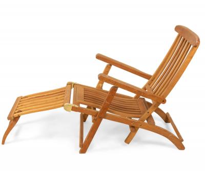 Outdoor Teak Folding Deck Chairs