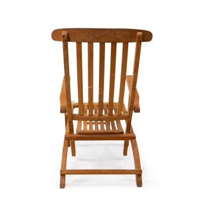 Outdoor Teak Folding Deck Chairs
