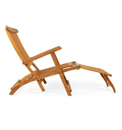 Outdoor Teak Folding Deck Chairs