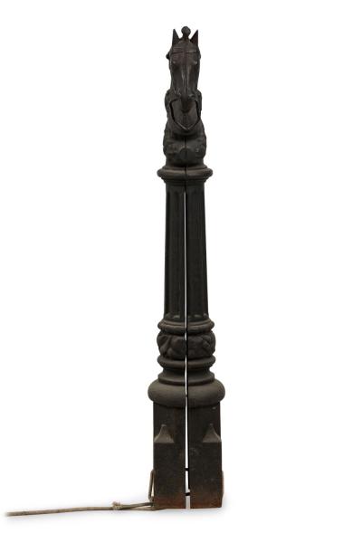 Outdoor Victorian Iron Horse Hitching Post