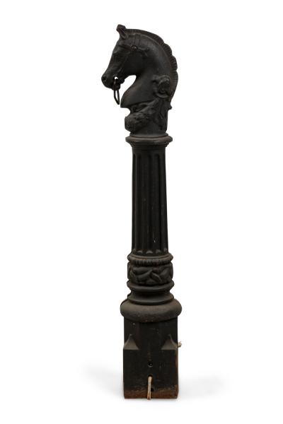 Outdoor Victorian Iron Horse Hitching Post